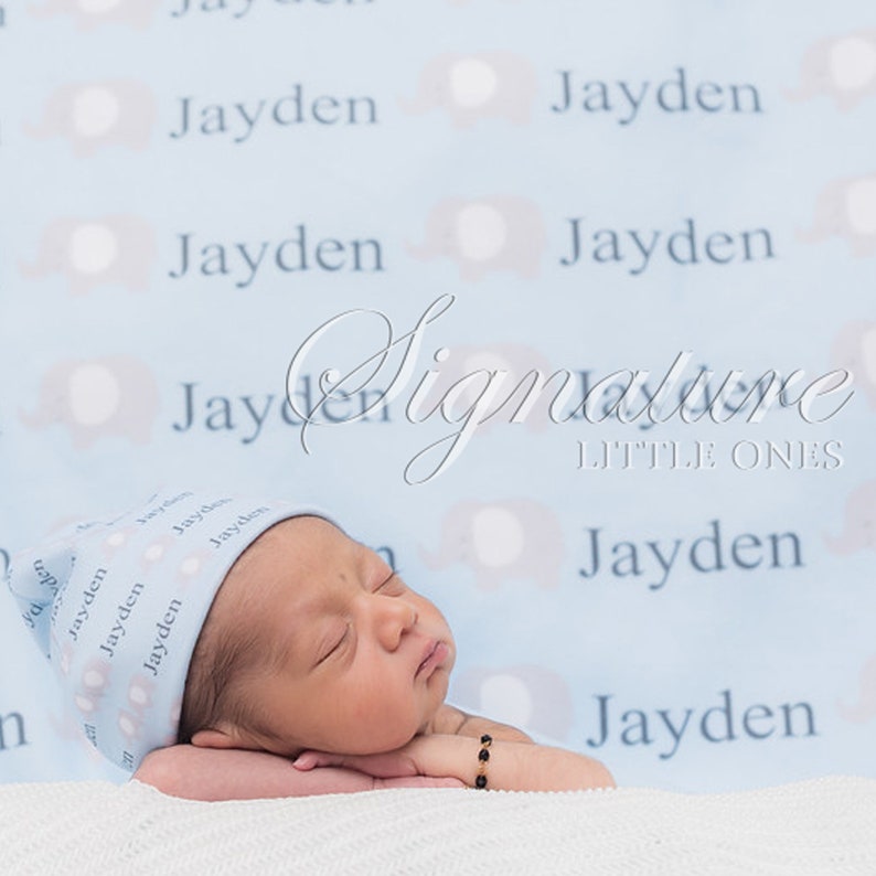 Personalized Baby Blanket Personalized Hat Name Blanket Etsy Canada