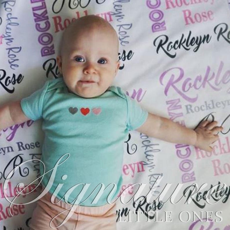 Personalized Baby Blanket Personalized Hat Name Blanket Etsy Canada