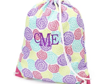 Bloom Gym Bag, Personalized Bag, Kids School Gym Bag, Custom Gym Bag, Carry Bag