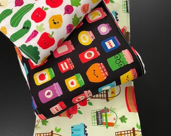 Burp cloths, gardening, garden, fruit, vegetables, canning, baby shower