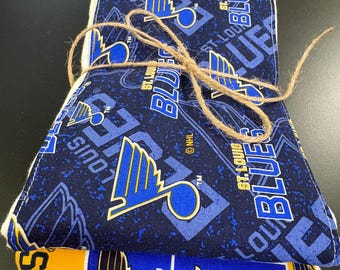 Burp Cloth, Blues, St Louis, hockey,  baby shower