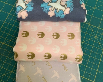 Burp cloths, star wars, gold, Leia, girl, baby shower