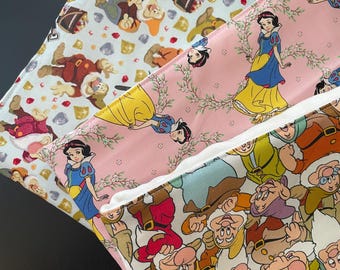 Burp Cloths, Snow White and the seven Dwarfs, Disney, baby shower