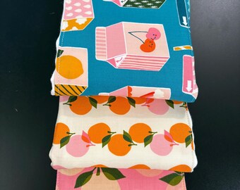 Burp Cloth, juice, orange, baby shower
