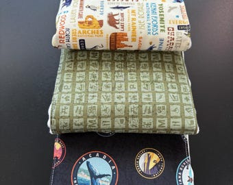Burp Cloths, National Parks, outdoor, nature, baby shower