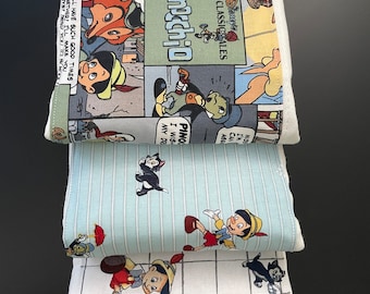 Burp Cloths, Pinocchio, Disney, baby shower gift