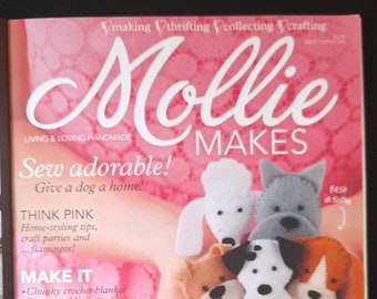 Mollie Makes magazine, project book from 2013 Issue 26, with instructions and inspiration for all sorts of craft projects