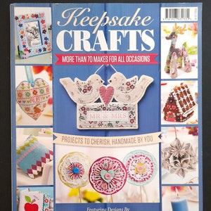 Keepsake Crafts book, project booklet, with step-by-step instructions and inspiration for over 70 craft projects