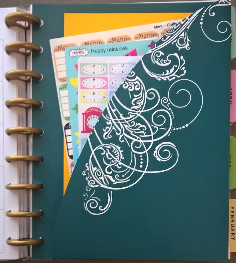 Pocket Folder for Happy Planners Etsy