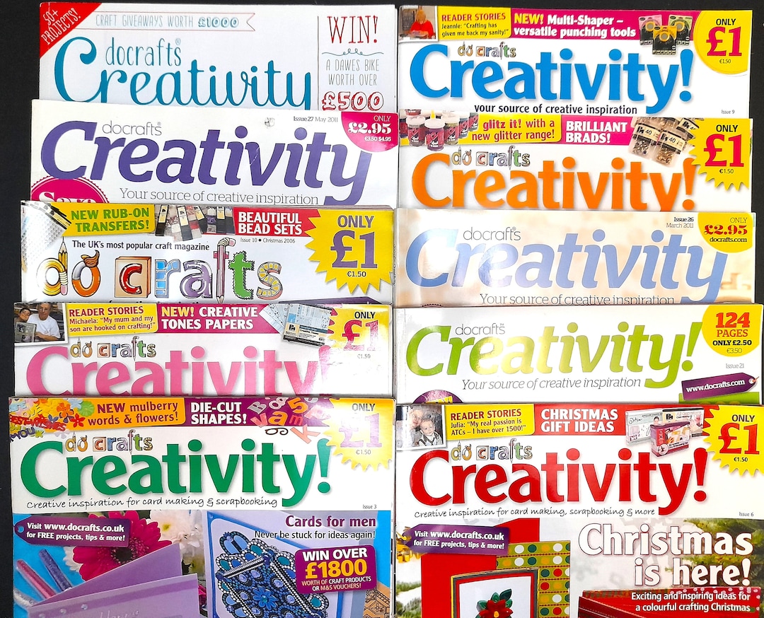 Do Crafts Creativity Magazine, Back Issues, Choice of Editions, With ...
