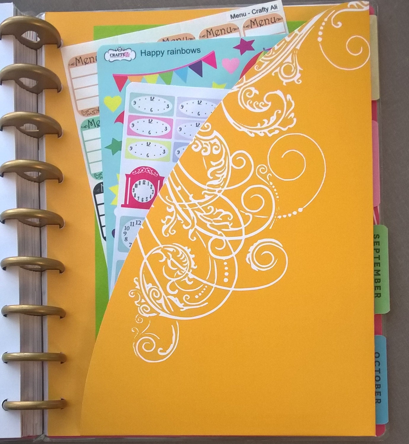 Pocket Folder for Happy Planners / Planner Accessories / Planner Pockets 