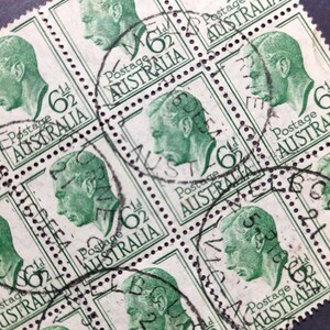 British Royalty and Emu Six Blocks of Four Australia Postage ...