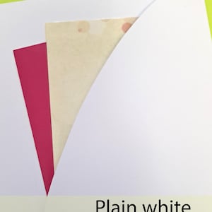 Pocket Folder for Happy Planners - planner accessories - planner pockets - planner pouch Plain white