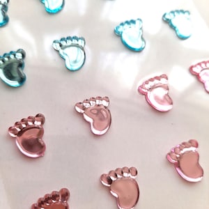 Baby Abdruck Juwel Strass Aufkleber, Diamante Edelstein Verzierungen, Bling Aufkleber, 3D Aufkleber, Juwel Kunst, Glas Aufkleber, Kartendeckel