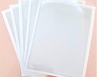 Self adhesive pockets, planner wallet, display pocket, A5 pocket, A6 pocket, A7 pocket, corner pocket