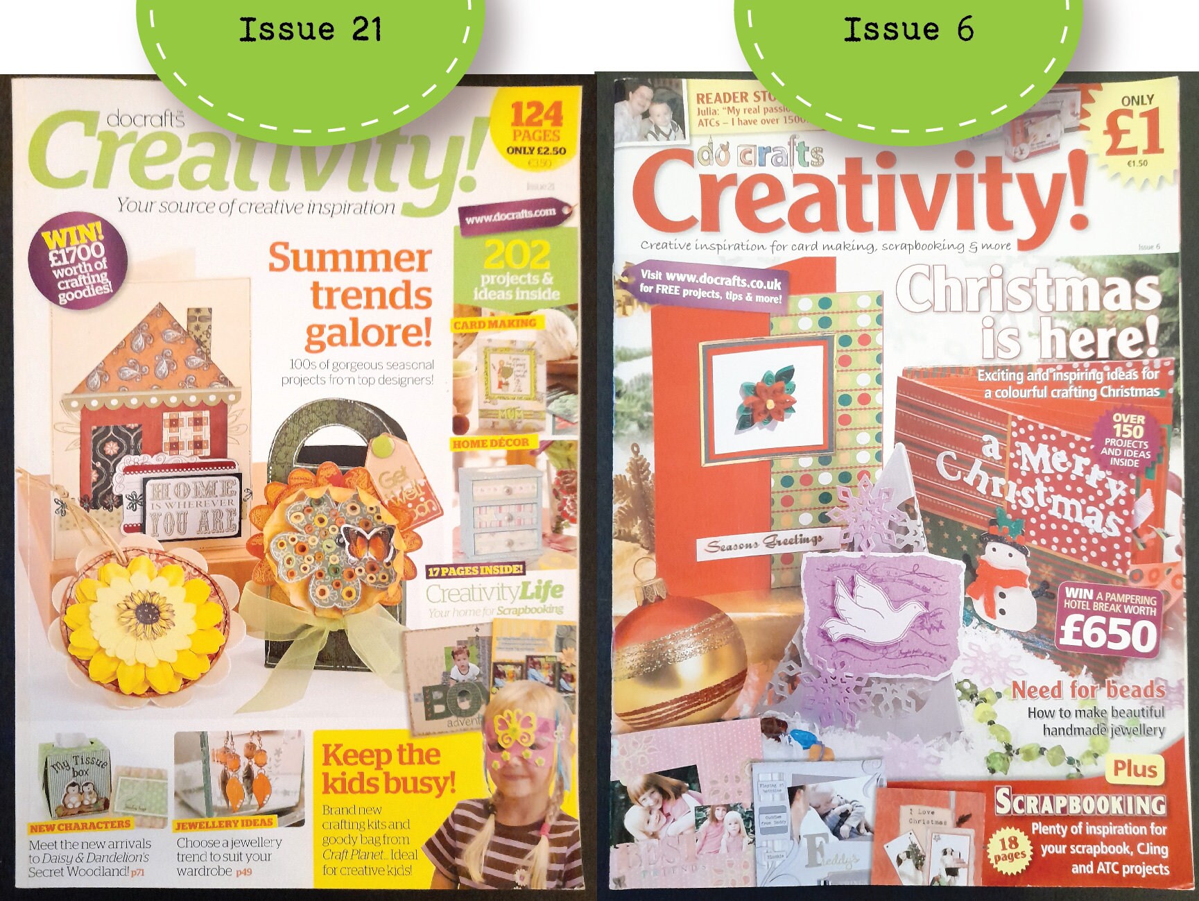 Do Crafts Creativity Magazine, Back Issues, Choice of Editions, With ...