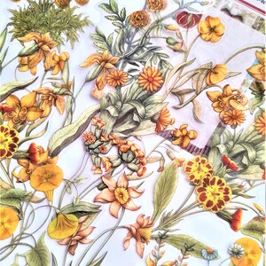 Gelbe Blumen Aufkleber - Blumen Aufkleber - durchsichtige Aufkleber - Blumen Aufkleber - Blumen Aufkleber - Blumen Aufkleber - Blumen Aufkleber