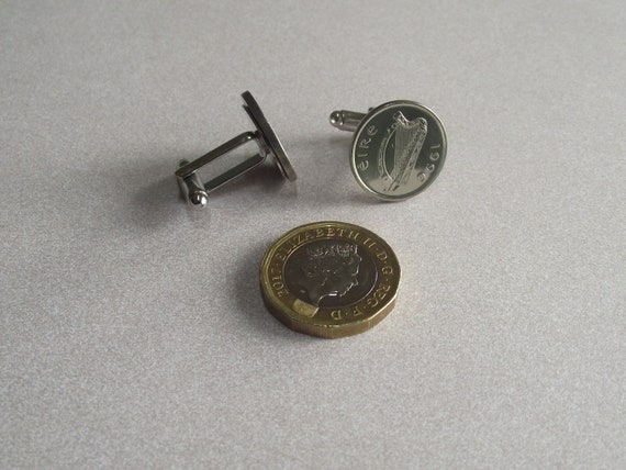 Great Caiman Thrush 1C Coin 2008 Cufflinks