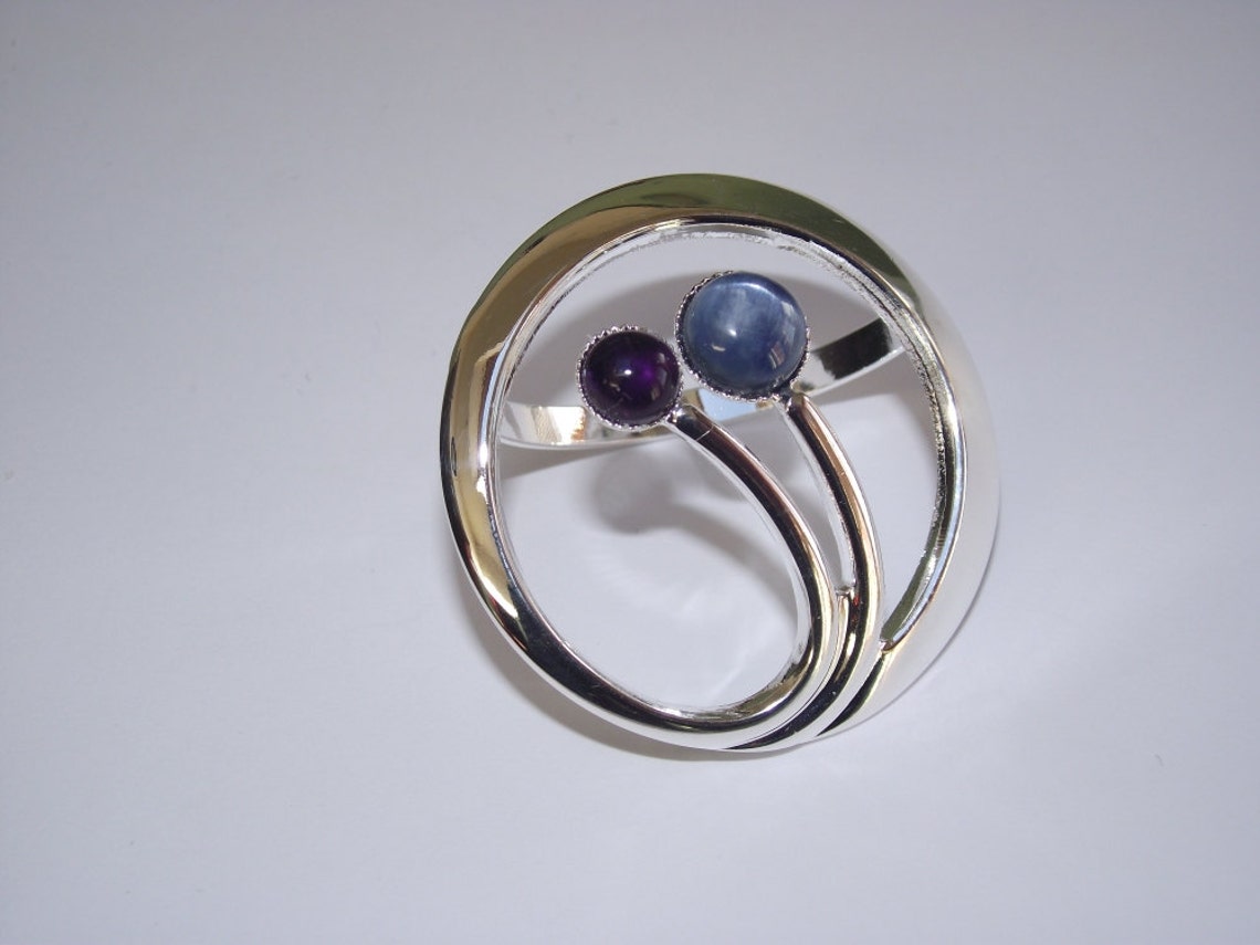 12 Art Deco Scarf Ring - Etsy