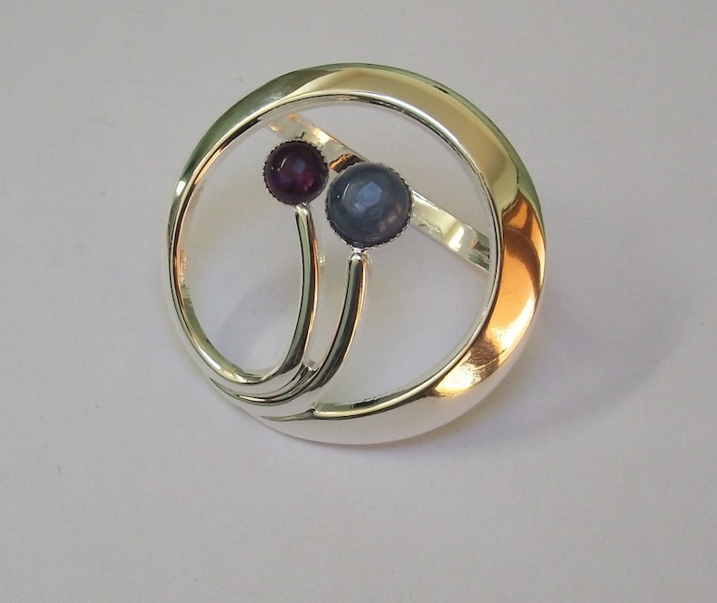 12 Art Deco Scarf Ring image 1