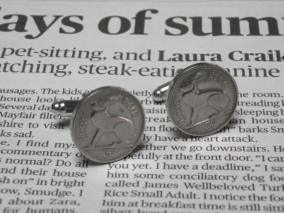 Great Caiman Thrush 1C Coin 2008 Cufflinks