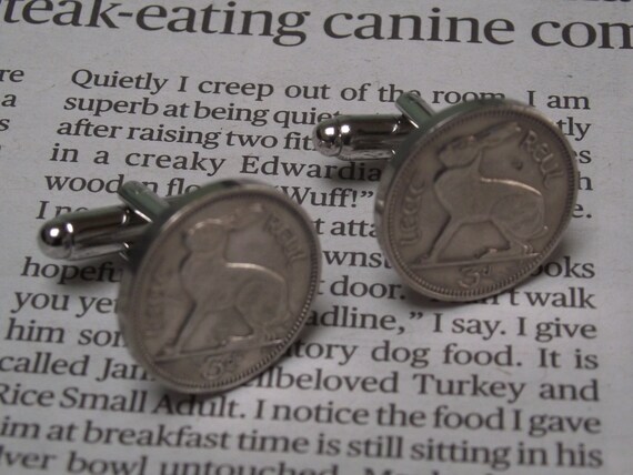 Great Caiman Thrush 1C Coin 2008 Cufflinks