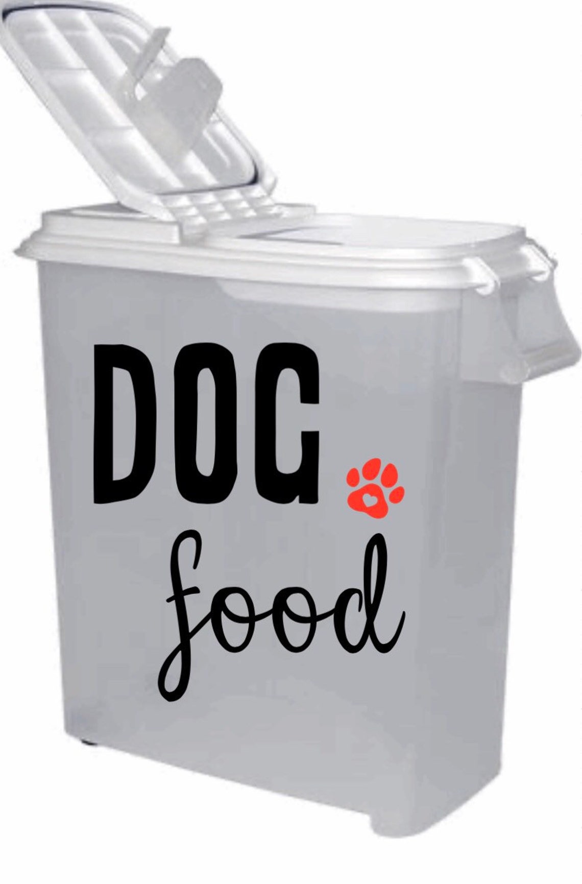 Dog food container Labels FREE SHIPPING in US. Custom Etsy