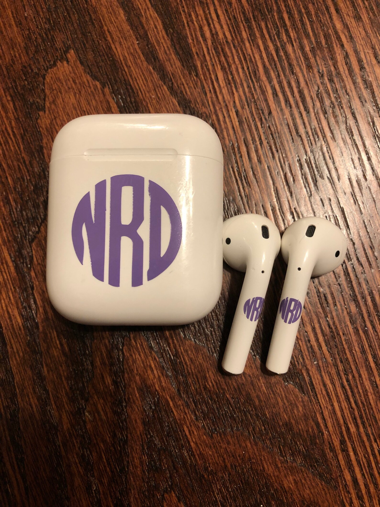 Air Pod Headphones Labels/ Monogrammed/ Monogram Labels/ Etsy