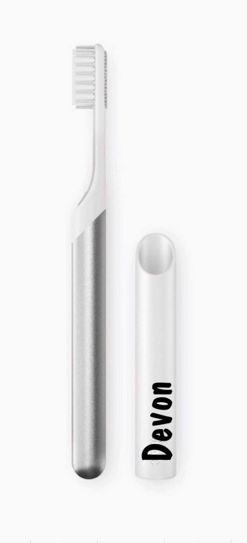 Custom Name Decal for Toothbrushes // Bathroom Decals // Etsy