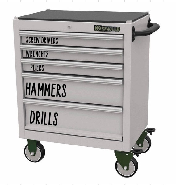 Custom Tool Box Decal Sticker /Name Decals Garage Organizing Etsy
