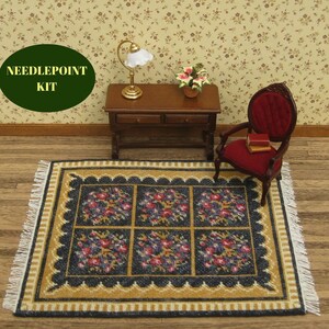 Dollhouse Miniatures Rug KIT. Doll House Rug for 1:12 Scale - Etsy