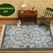 Dollhouse Miniatures Rug KIT. Doll House Rug for 1:12 Scale - Etsy