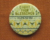 Cross stitch needle minder, magnetic needle keeper, 1.5 inch embroidery accessory needlework gift for sewer quilter and cross stitcher