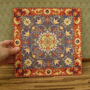 Dollhouse Miniatures Rug KIT. Doll House Rug for 1:12 Scale Dolls House ...
