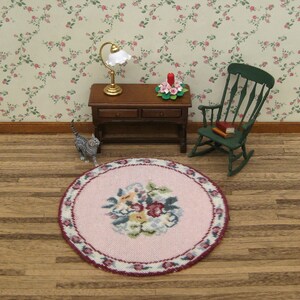 Dollhouse Miniatures Rug KIT. Doll House Rug for 1:12 Scale Dolls House ...