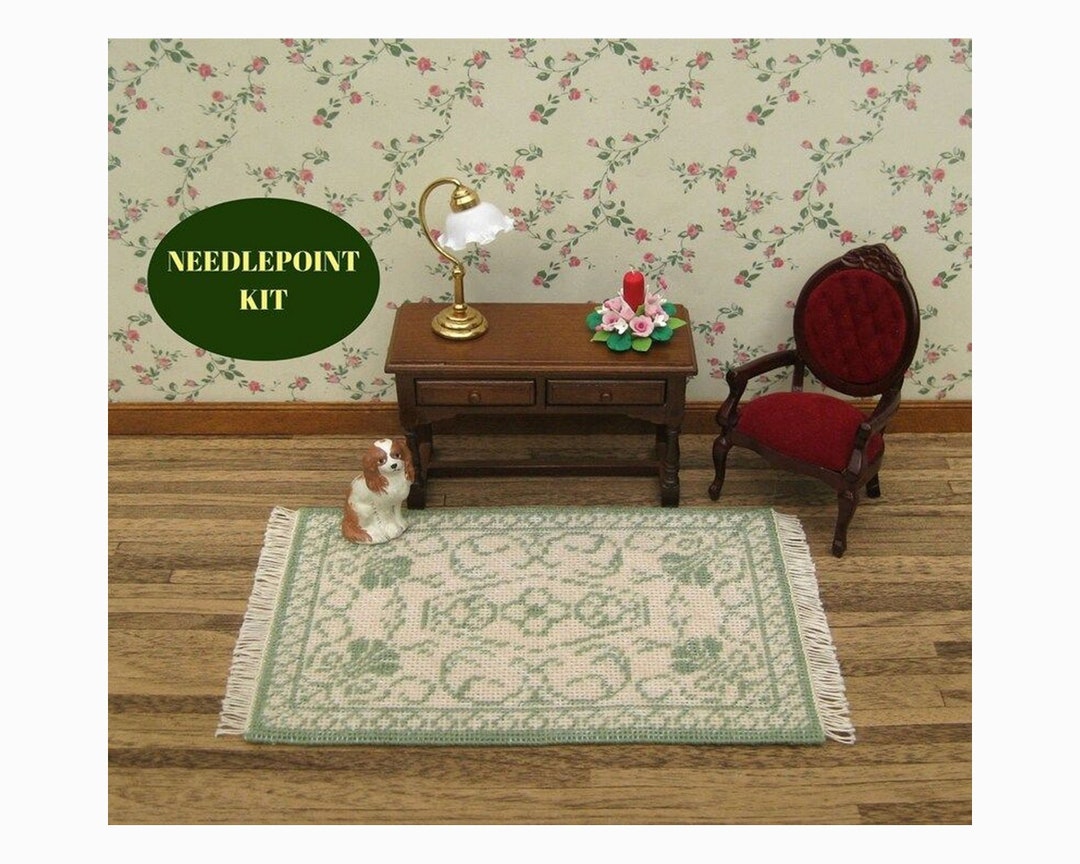 Dollhouse Miniatures Rug KIT Doll House Rug for 112 Scale Dolls House