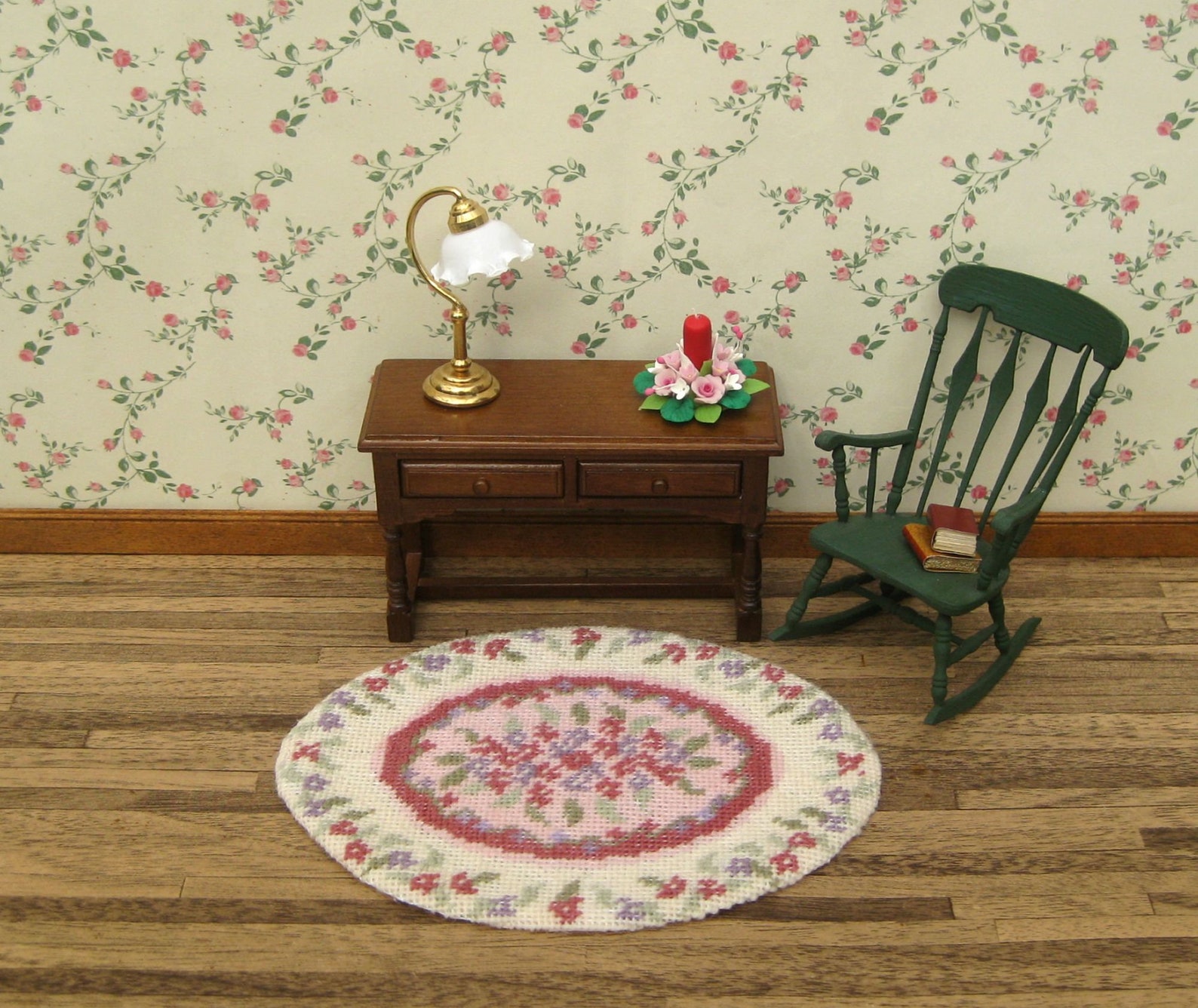 Dollhouse miniatures rug KIT. Doll house rug for 112 scale Etsy