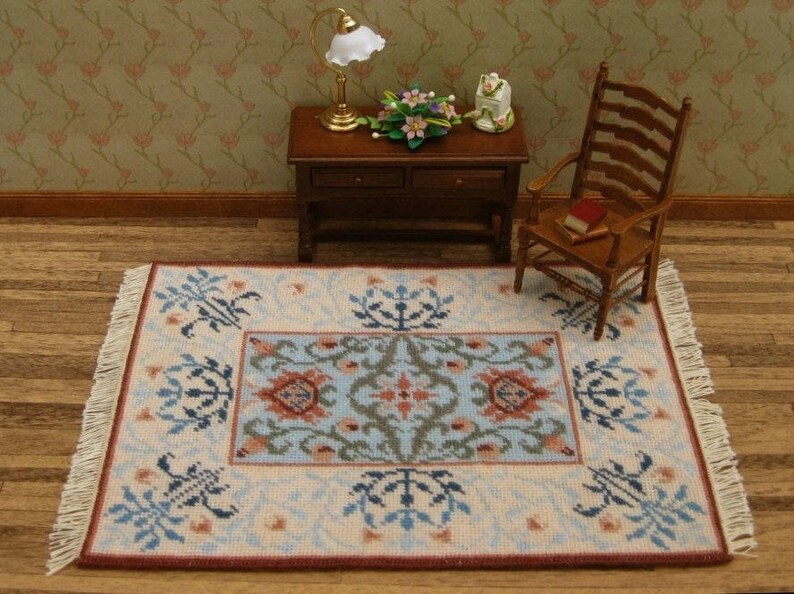Dollhouse Miniatures Rug KIT. Doll House Rug for 112 Scale Etsy UK