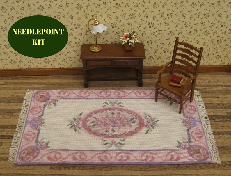 Dollhouse Miniatures Rug KIT. Doll House Rug for 112 Scale Etsy
