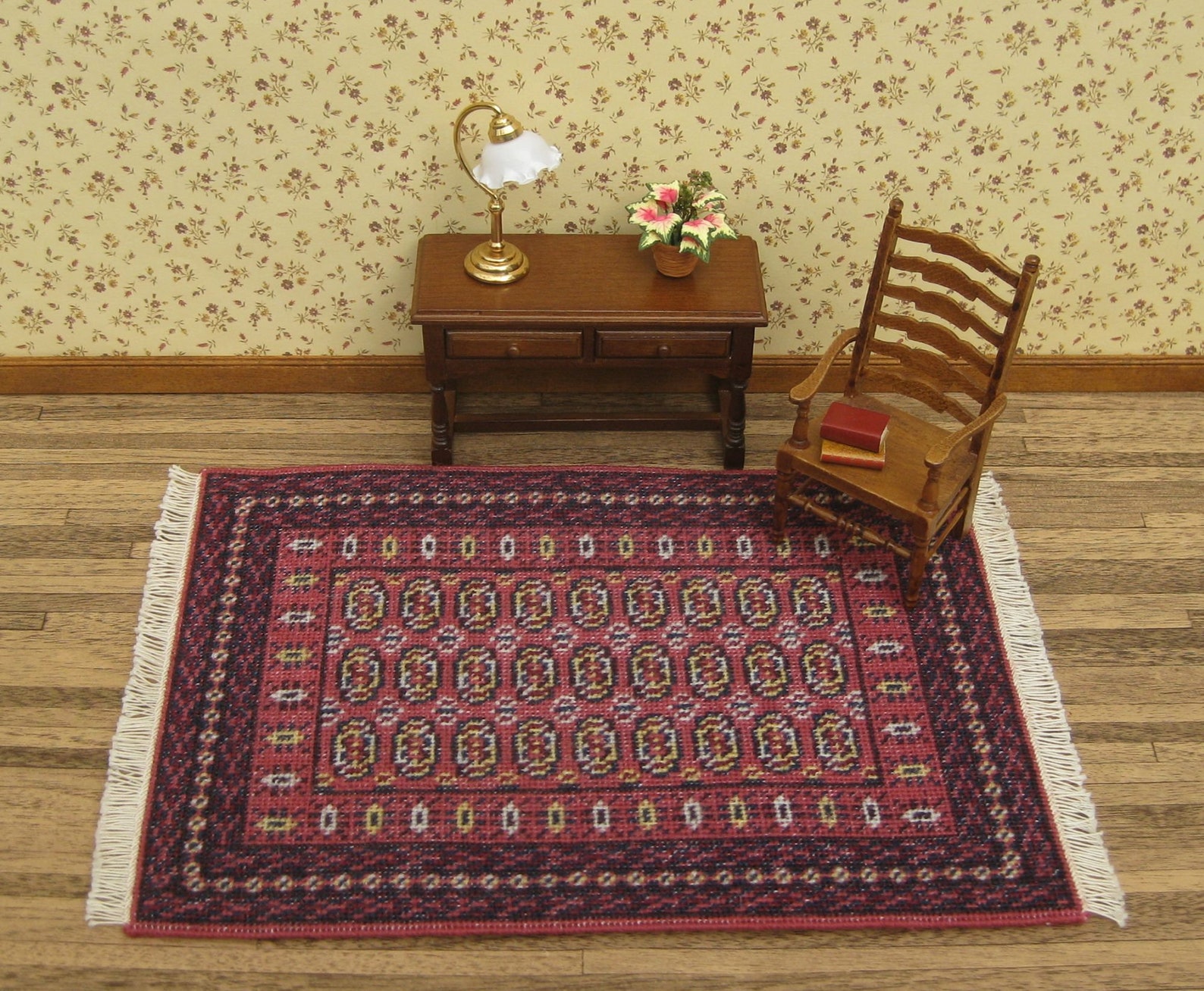 Dollhouse miniatures rug KIT. Doll house rug for 112 scale Etsy