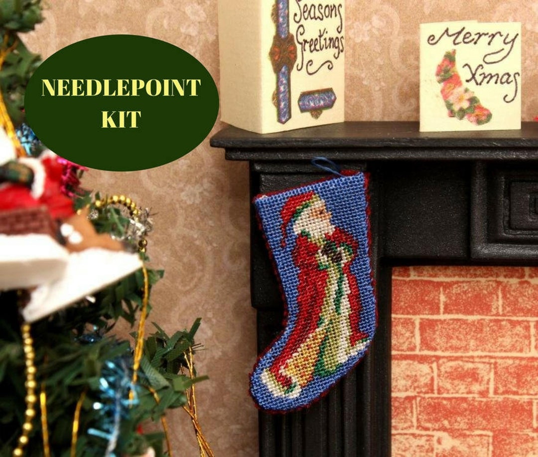 Dollhouse Christmas Stocking Kit Christmas Dollhouse Etsy