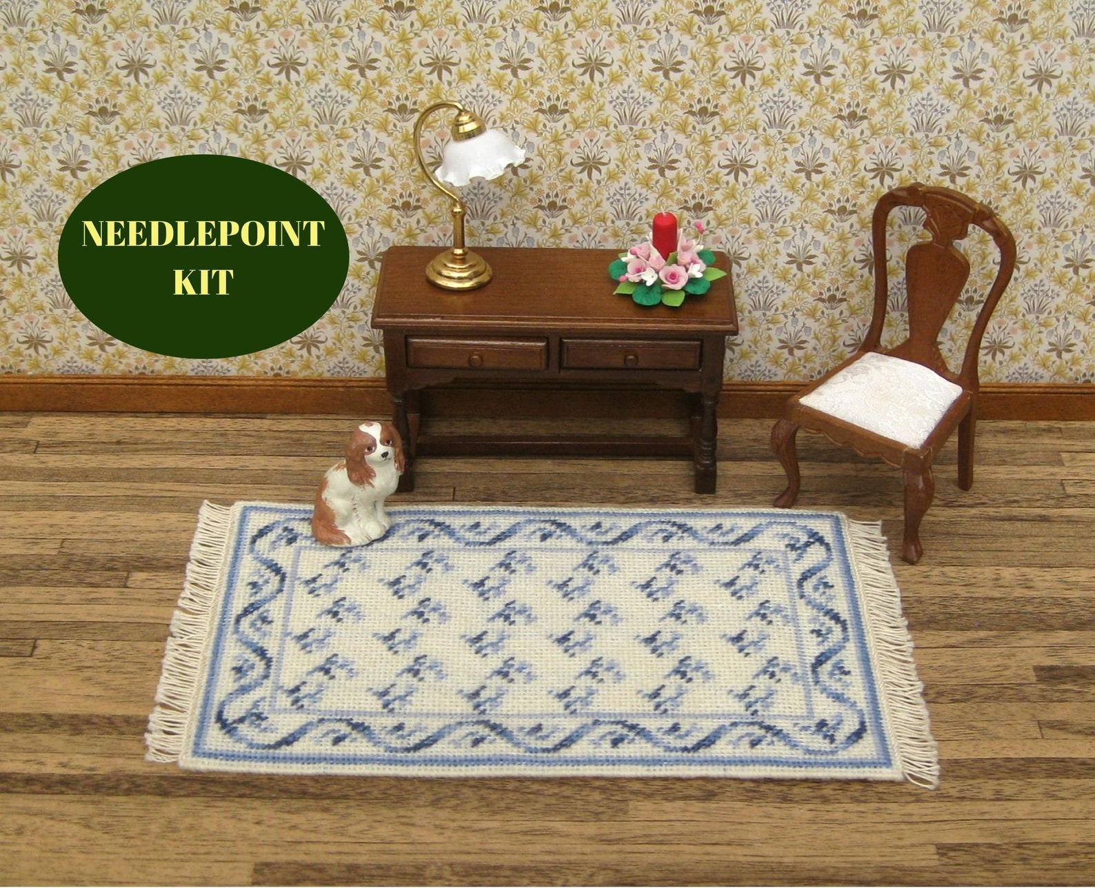 Dollhouse Miniatures Rug KIT. Doll House Rug for 112 Scale Etsy