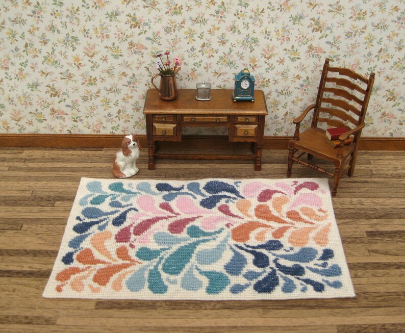Dollhouse Miniatures Rug KIT. Doll House Rug for 112 Scale Etsy
