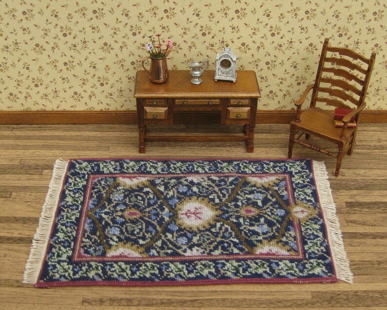 Dollhouse Miniatures Rug KIT. Doll House Rug for 112 Scale Etsy