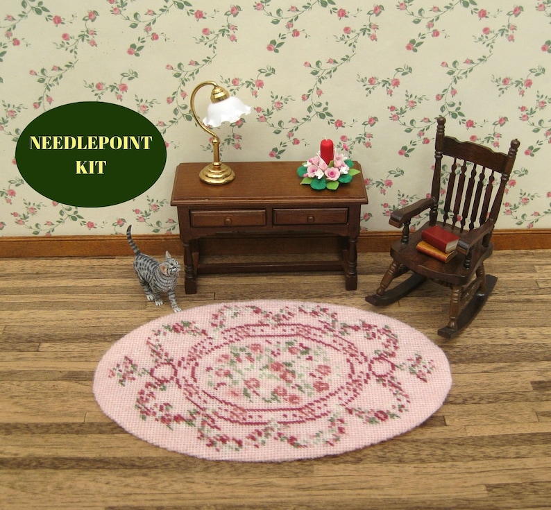 Dollhouse Miniatures Rug KIT. Doll House Rug for 112 Scale Etsy Australia