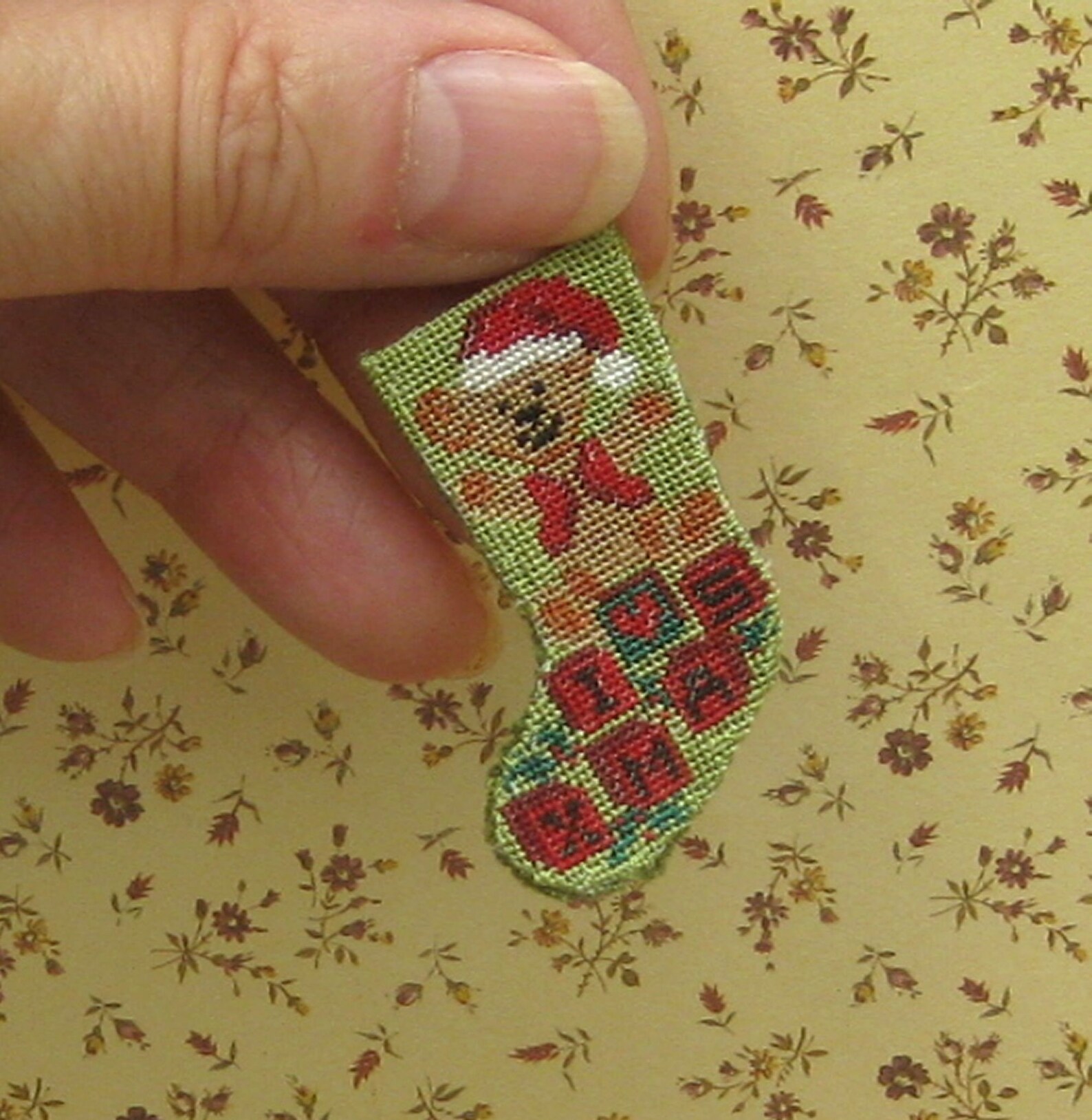 Dollhouse Christmas Stocking Kit Christmas Dollhouse Etsy