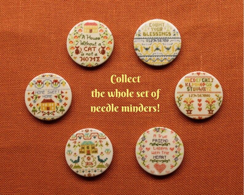 Cross Stitch Needle Minder Needle Holder With Rare Etsy UK