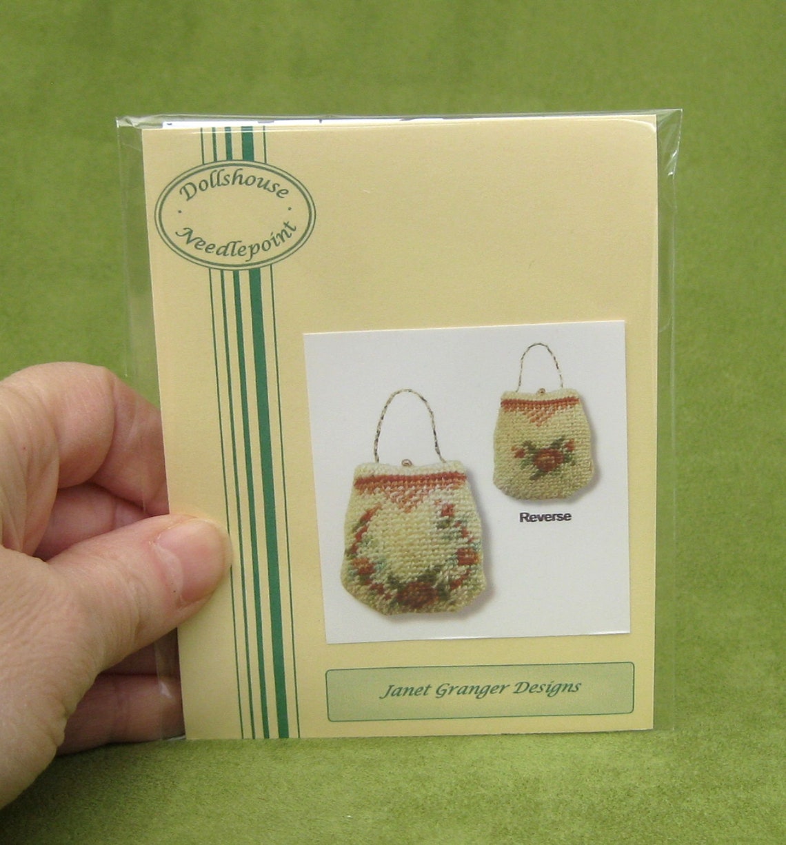 112 Doll House Purse Kit Petit Point Needlepoint Dollhouse Etsy