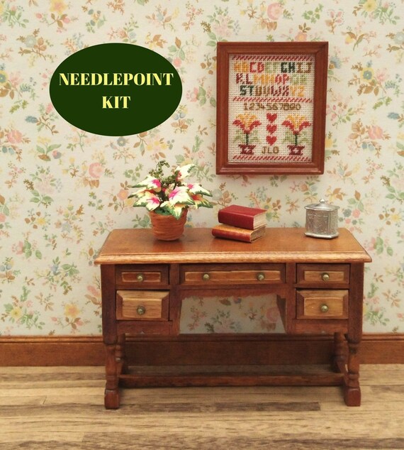 1//12 Scale Dollhouse Miniature legno Incorniciato MOBILI CUCINA CAMERA Kit di R