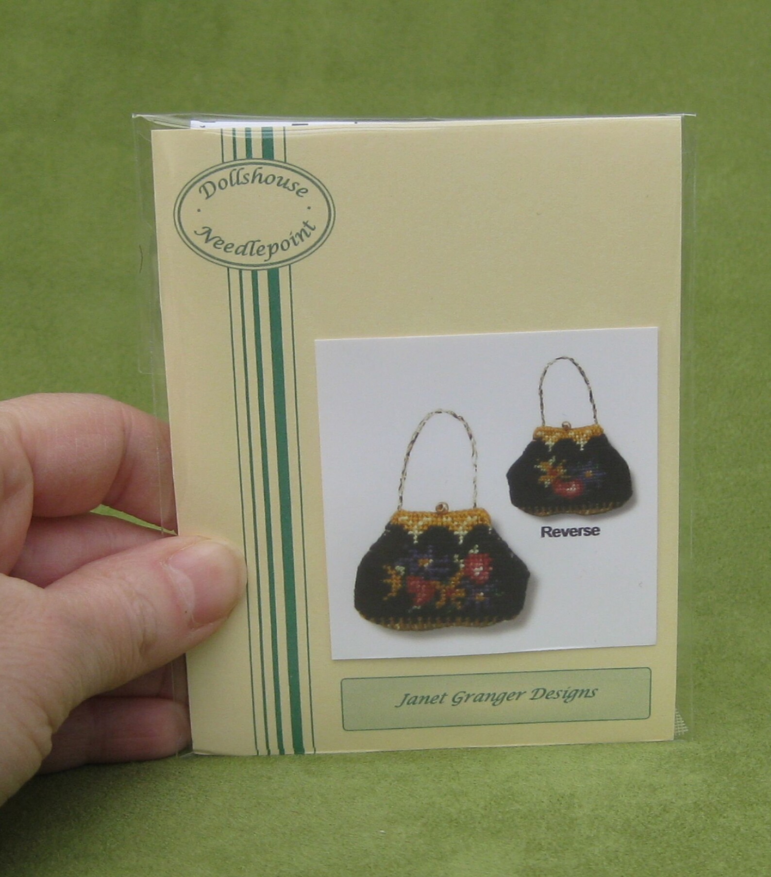 112 Doll House Purse Kit Petit Point Needlepoint Dollhouse Etsy